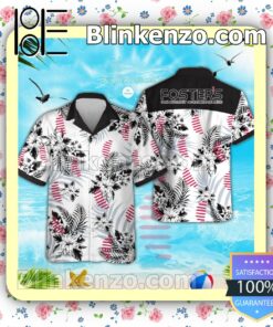 Fosters Cosmetology College Men's Short Sleeve Aloha Shirts