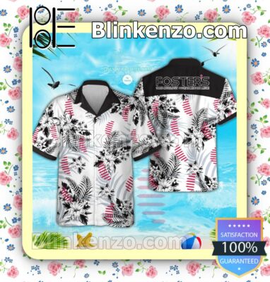 Fosters Cosmetology College Men's Short Sleeve Aloha Shirts
