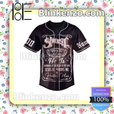 Ghost He Is Personalized Baseball Jersey a