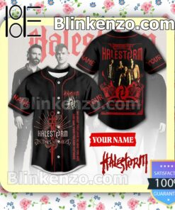 Halestorm In This Moment Tour Personalized Baseball Jersey