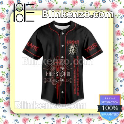Halestorm In This Moment Tour Personalized Baseball Jersey a