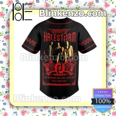 Halestorm In This Moment Tour Personalized Baseball Jersey b
