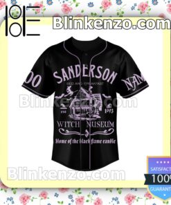 Hocus Pocus Sanderson Witch Museum Personalized Baseball Jersey a