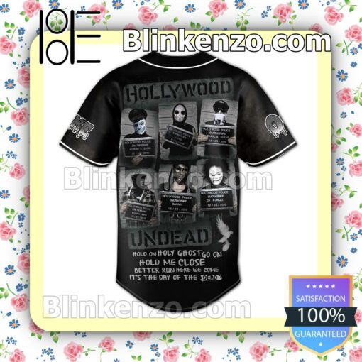 Hollywood Undead Hold On Holy Ghost Go On Personalized Baseball Jersey b