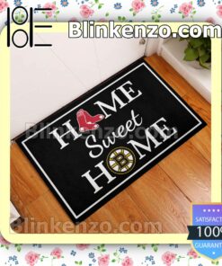 Home Sweet Home Boston Red Sox Boston Bruins Welcome Mats a