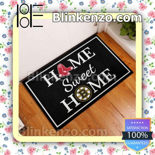 Home Sweet Home Boston Red Sox Boston Bruins Welcome Mats a