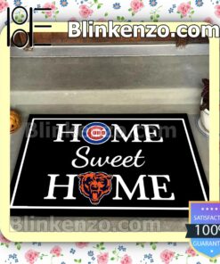 Home Sweet Home Chicago Cubs Chicago Bears Welcome Mats