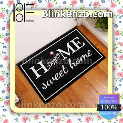 Home Sweet Home Los Angeles Dodgers Welcome Mats a