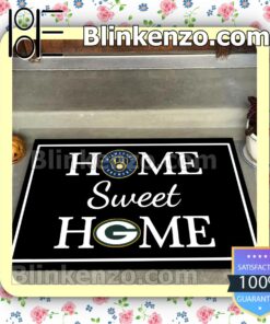 Home Sweet Home Milwaukee Brewers Green Bay Packers Welcome Mats