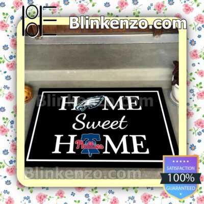 Home Sweet Home Philadelphia Eagles Philadelphia Phillies Welcome Mats