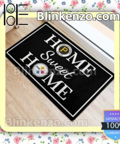 Home Sweet Home Pittsburgh Pirates Pittsburgh Steelers Welcome Mats b