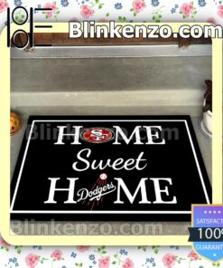 Home Sweet Home San Francisco 49ers Los Angeles Dodgers Welcome Mats