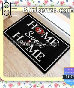 Home Sweet Home San Francisco 49ers Los Angeles Dodgers Welcome Mats b