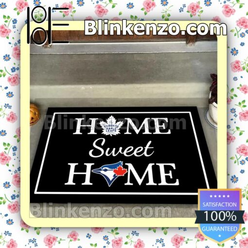 Home Sweet Home Toronto Maple Leafs Toronto Blue Jays Welcome Mats