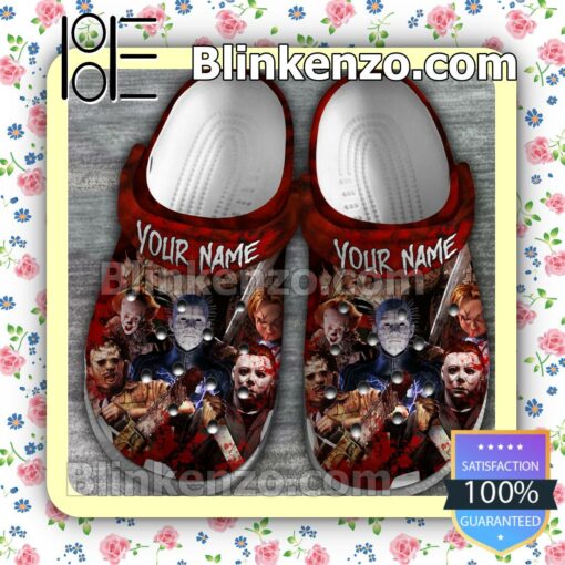 Horror Movie Characters Personalized Crocs Clogs a