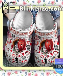 It Pennywise We All Float Down Here Personalized Crocs Clogs
