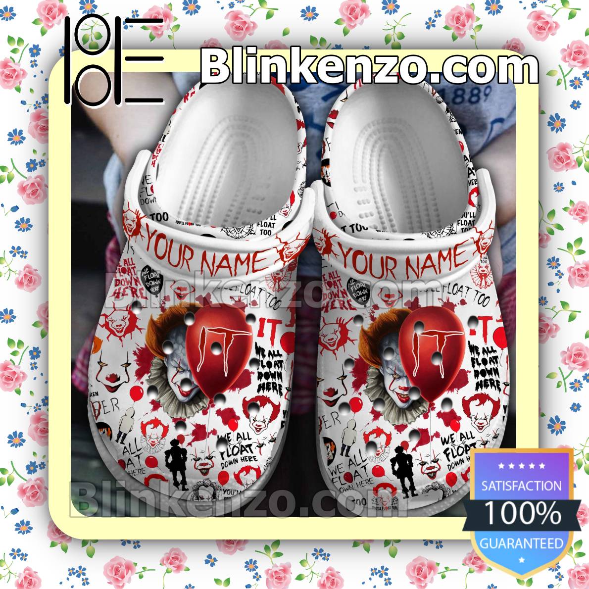 Personalized Buffalo Bills Horror Friends Crocs Halloween