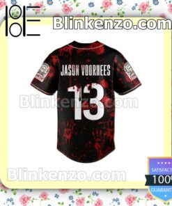 Jason Voorhees Camp Crystal Lake Counselor 1935 Personalized Baseball Jersey b