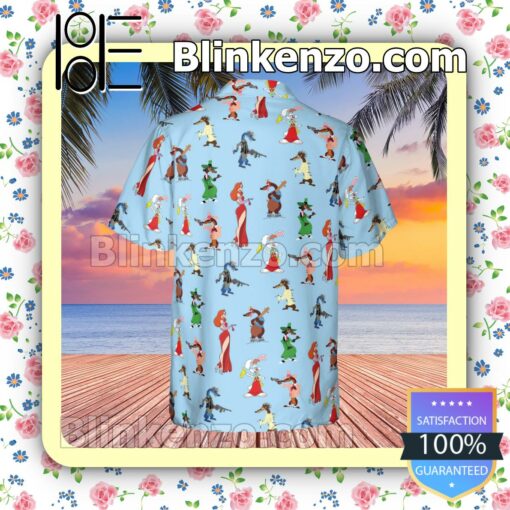 Jessica Roger Rabbit Men's Aloha Shirt b