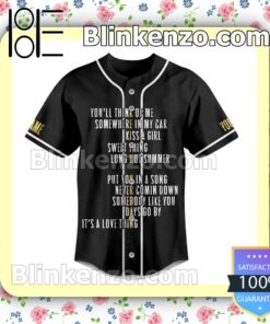 Fantastic Keith Urban But You're The Girl Whose Open Arms Are All I Really Need Personalized Jerseys Shirt