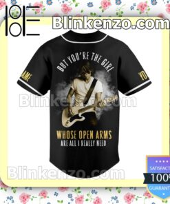 Hot Deal Keith Urban But You're The Girl Whose Open Arms Are All I Really Need Personalized Jerseys Shirt