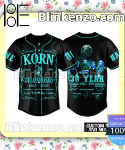 Korn 30th Anniversary 1993-2023 Personalized Jerseys Shirt