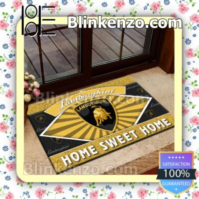 Lamborghini Home Sweet Home Doormat a