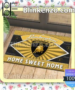 Lamborghini Home Sweet Home Doormat b