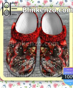 Leatherfaces Halloween Crocs Clogs a