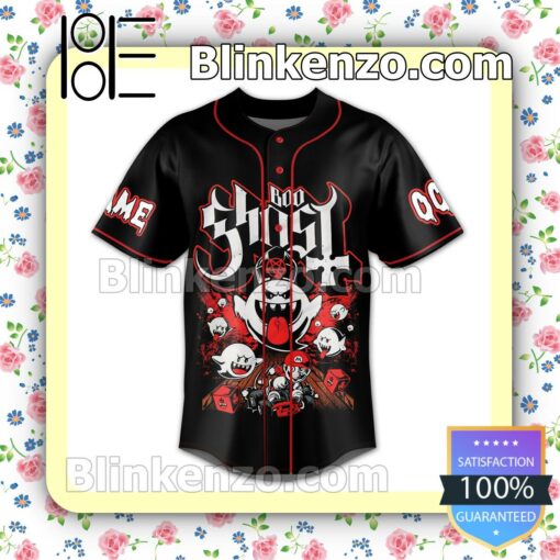 Love Boo Ghost Personalized Baseball Jersey a