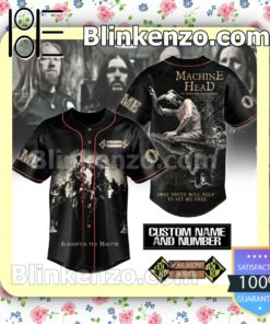 Machine Head Slaughter The Martyr Personalized Baseball Jersey