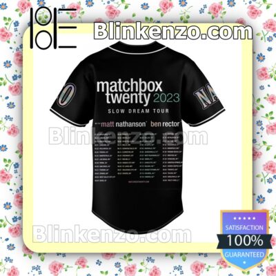 Perfect Matchbox Twenty 2023 Slow Dream Tour Personalized Jerseys Shirt