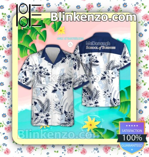 McDonough School of Business Hawaiian Shirt, Shorts