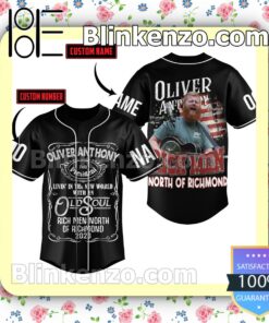 Oliver Anthony Rich Man North Of Richmond Personalized Baseball Jersey