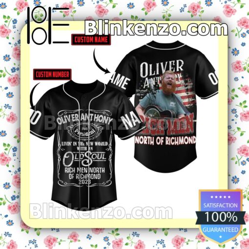 Oliver Anthony Rich Man North Of Richmond Personalized Baseball Jersey