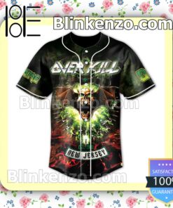 Overkill Make It Never Let Go Take It Tell All You Know Personalized Baseball Jersey a