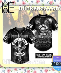 Parade Of The Dead Black Label Society Personalized Baseball Jersey