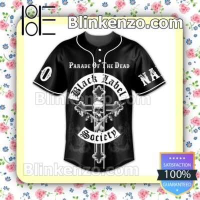 Parade Of The Dead Black Label Society Personalized Baseball Jersey a