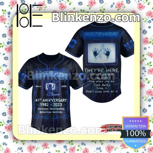 Poltergeist 41st Anniversary 1982-2023 Personalized Baseball Jersey