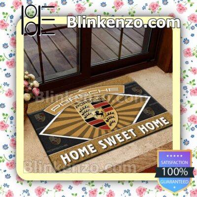 Porsche Home Sweet Home Doormat a