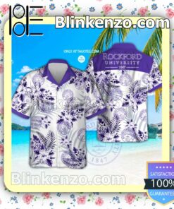 Rockford University Men's Short Sleeve Aloha Shirts