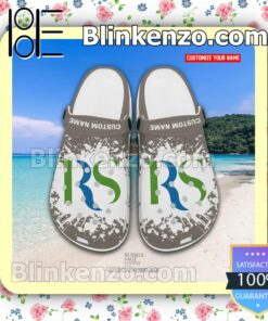 Russell Sage Colleges Logo Crocs Clogs a