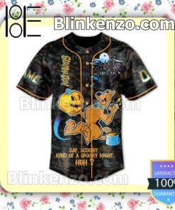 Scooby-doo Kind Of A Spooky Halloween Personalized Baseball Jersey a