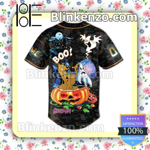 Scooby-doo Kind Of A Spooky Halloween Personalized Baseball Jersey b