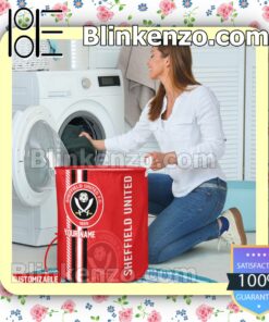 Sheffield United EPL Laundry Basket b