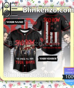 Skid Row The Gang's All Here Personalized Baseball Jersey