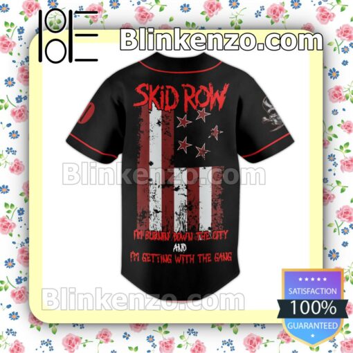 Skid Row The Gang's All Here Personalized Baseball Jersey b