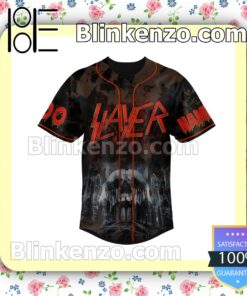 Slayer Death Means Nothing There Is No End I Will Be Reborn Personalized Baseball Jersey a