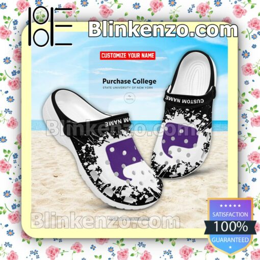 State University of New York at Purchase Logo Crocs Clogs