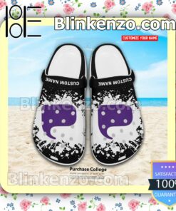 State University of New York at Purchase Logo Crocs Clogs a